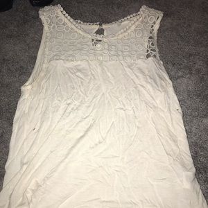 Bathing suit cover up with really cute top part!